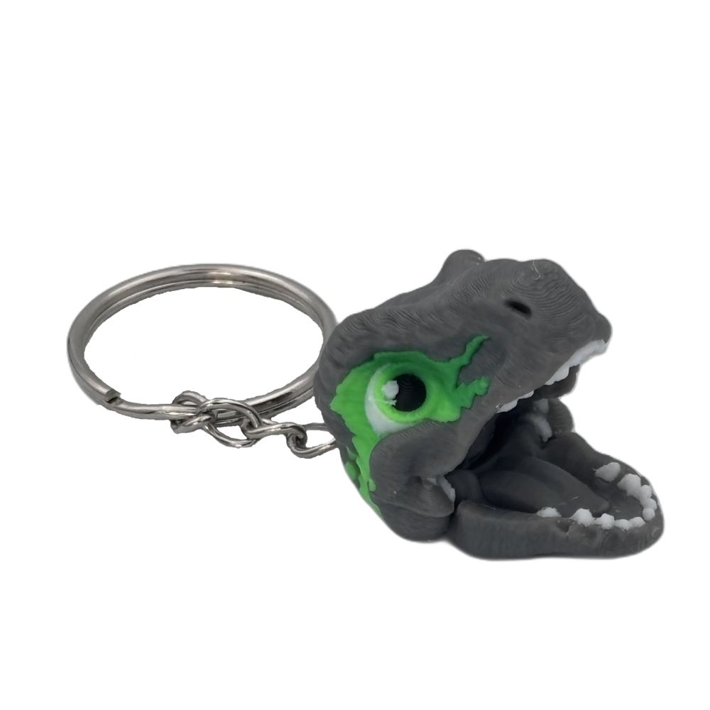 Velociraptor Head Keyring_WB_6 Velociraptor Head Keyring