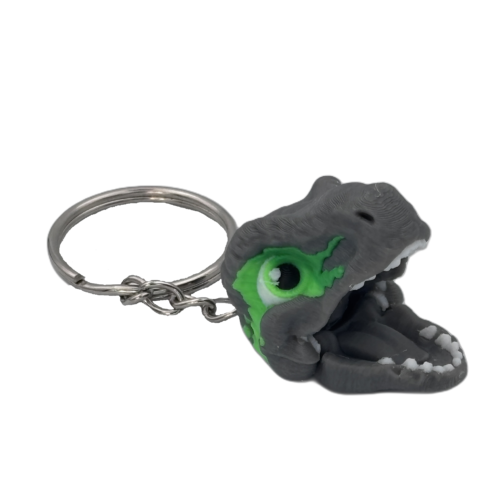 Velociraptor Head Keyring_WB_6 Velociraptor Head Keyring