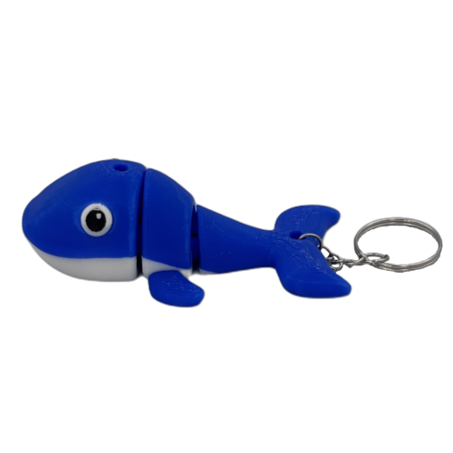 Whale Keyring