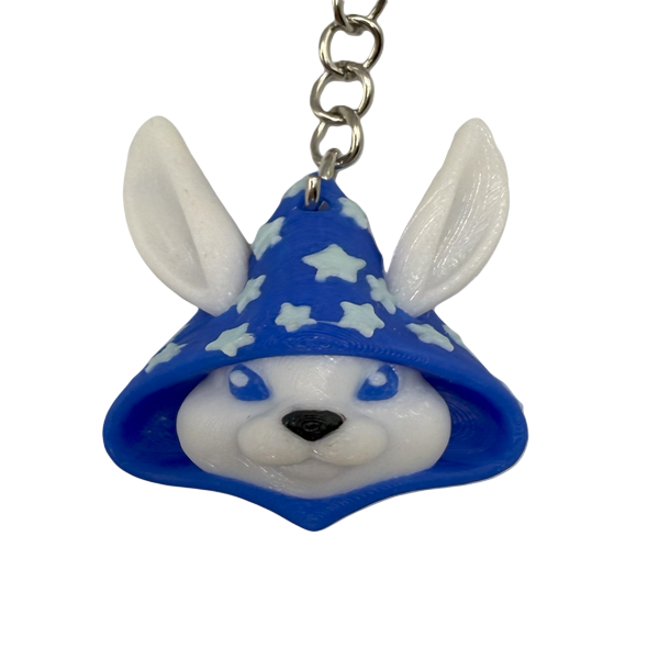 Wizard Bunny_WB_1 Wizard Bunny Keyring