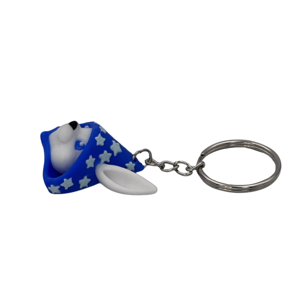 Wizard Bunny_WB_6 Wizard Bunny Keyring