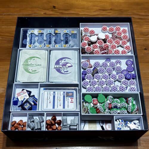 Shackleton Base Organizer & Insert (Includes Expansion, Sleeved, No Lid Lift)