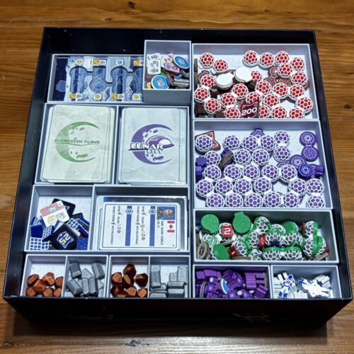 Shackleton Base Organizer & Insert (Includes Expansion, Sleeved, No Lid Lift)