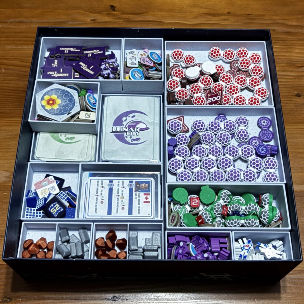 Shackleton Base Organizer & Insert (Includes Expansion, Sleeved, No Lid Lift)