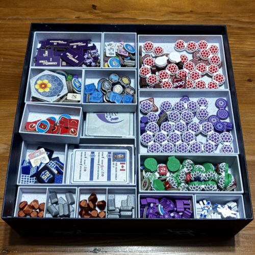 Shackleton Base Organizer & Insert (Includes Expansion, Sleeved, No Lid Lift)
