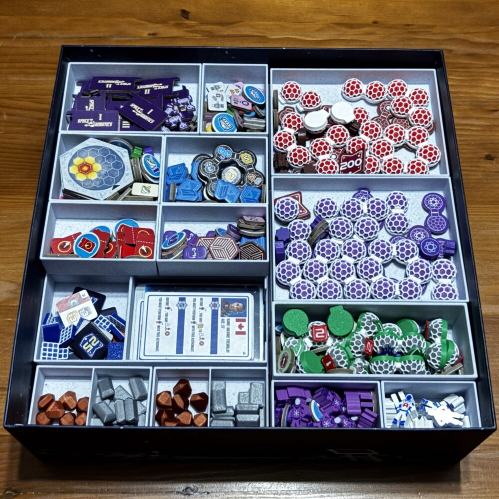 Shackleton Base Organizer & Insert (Includes Expansion, Sleeved, No Lid Lift)