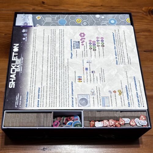 Shackleton Base Organizer & Insert (Includes Expansion, Sleeved, No Lid Lift)