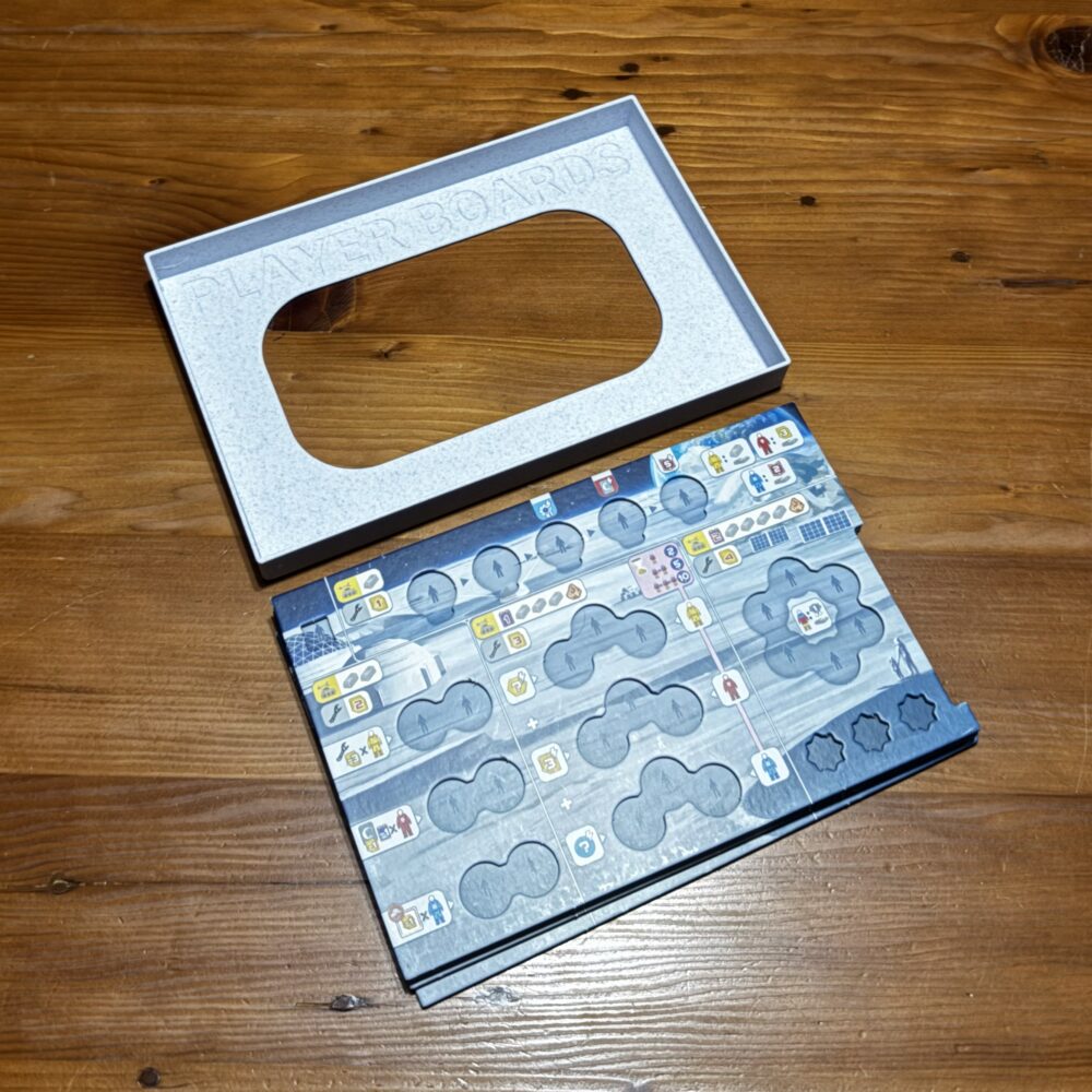 Shackleton Base Organizer & Insert (Includes Expansion, Sleeved, No Lid Lift)