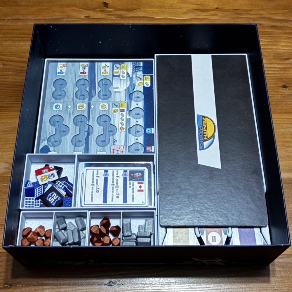 Shackleton Base Organizer & Insert (Includes Expansion, Sleeved, No Lid Lift)
