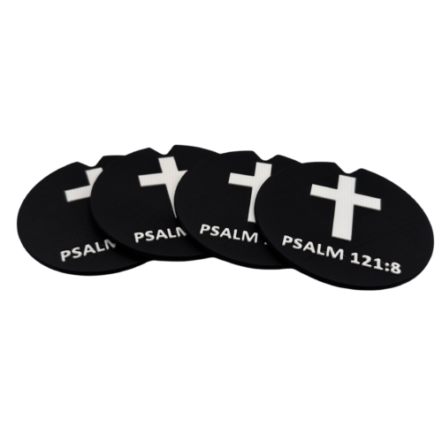 The Psalm 121:8 License Disk Holder- Set of 4