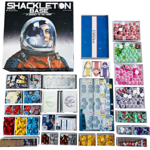 Shackleton Base Organizer & Insert (Includes Expansion, Sleeved, No Lid Lift)