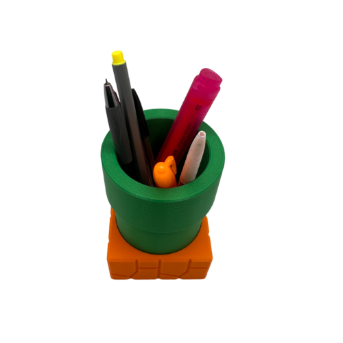 Warp Pipe Pen Holder