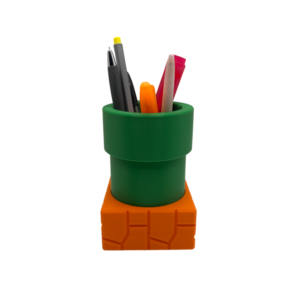Warp Pipe Pen Holder