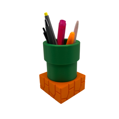 Warp Pipe Pen Holder